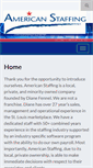 Mobile Screenshot of americanstaffingstl.com