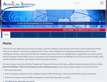 Tablet Screenshot of americanstaffingstl.com